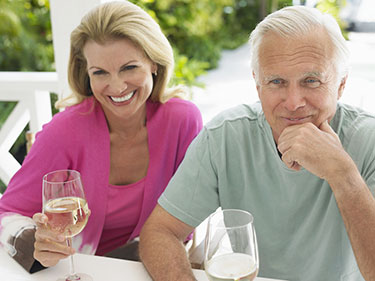 A middle-aged couple