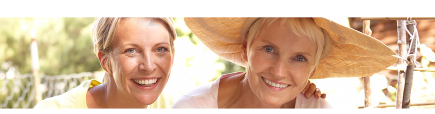 women smiling
